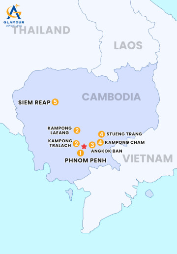 Private Cambodia 5 Days 4 nights_ Cambodia Cruise