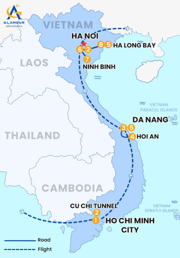 Private Vietnam Trip 9 Days 8 Nights- Emerald Vietnam