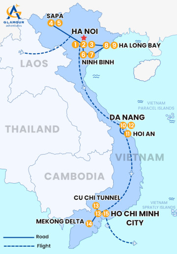 Private Vietnam 15 Days 14 Nights- Saga of Vietnam