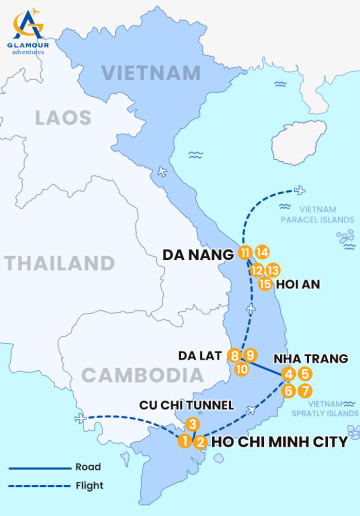 Private Vietnam 15 Days 14 Nights - Hideaway South to Central