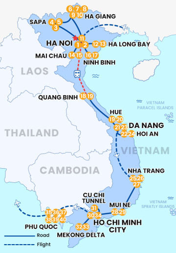 Private Vietnam 40 Days 39 Nights - Vietnam Signature Journey