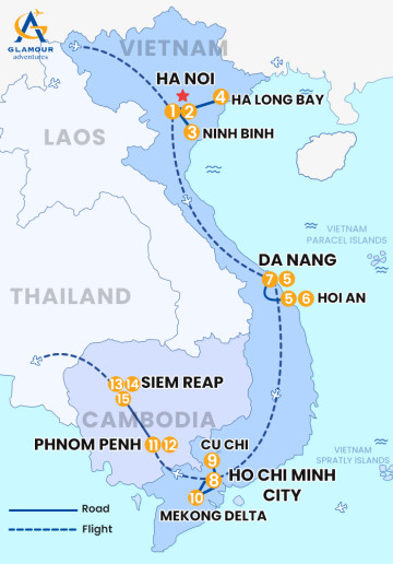 Private Vietnam - Cambodia 15 Days 14 Nights - Indochina Ride