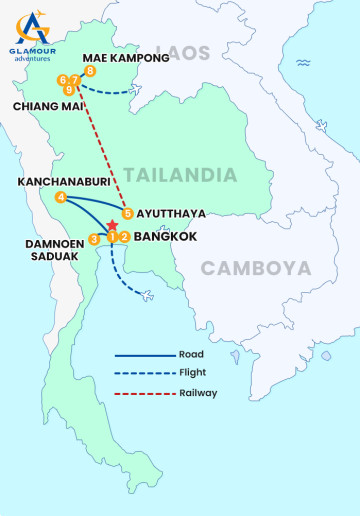 Tesoros de Tailandia 9 días 8 noches