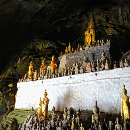 THAM PAK OU CAVES & TAD KUANG SI WATERFALL