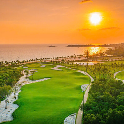 GOLFING AT ESCHURI VUNG BAU GOLF COURSE