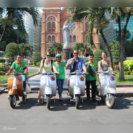 HOI AN - DA NANG - FLY TO HO CHI MINH - FOOD TOUR BY VESPA SCOOTER