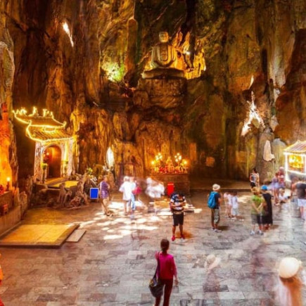 DA NANG - MARBLE MOUNTAIN - COOKING CLASS - WALKING TOUR HOI AN